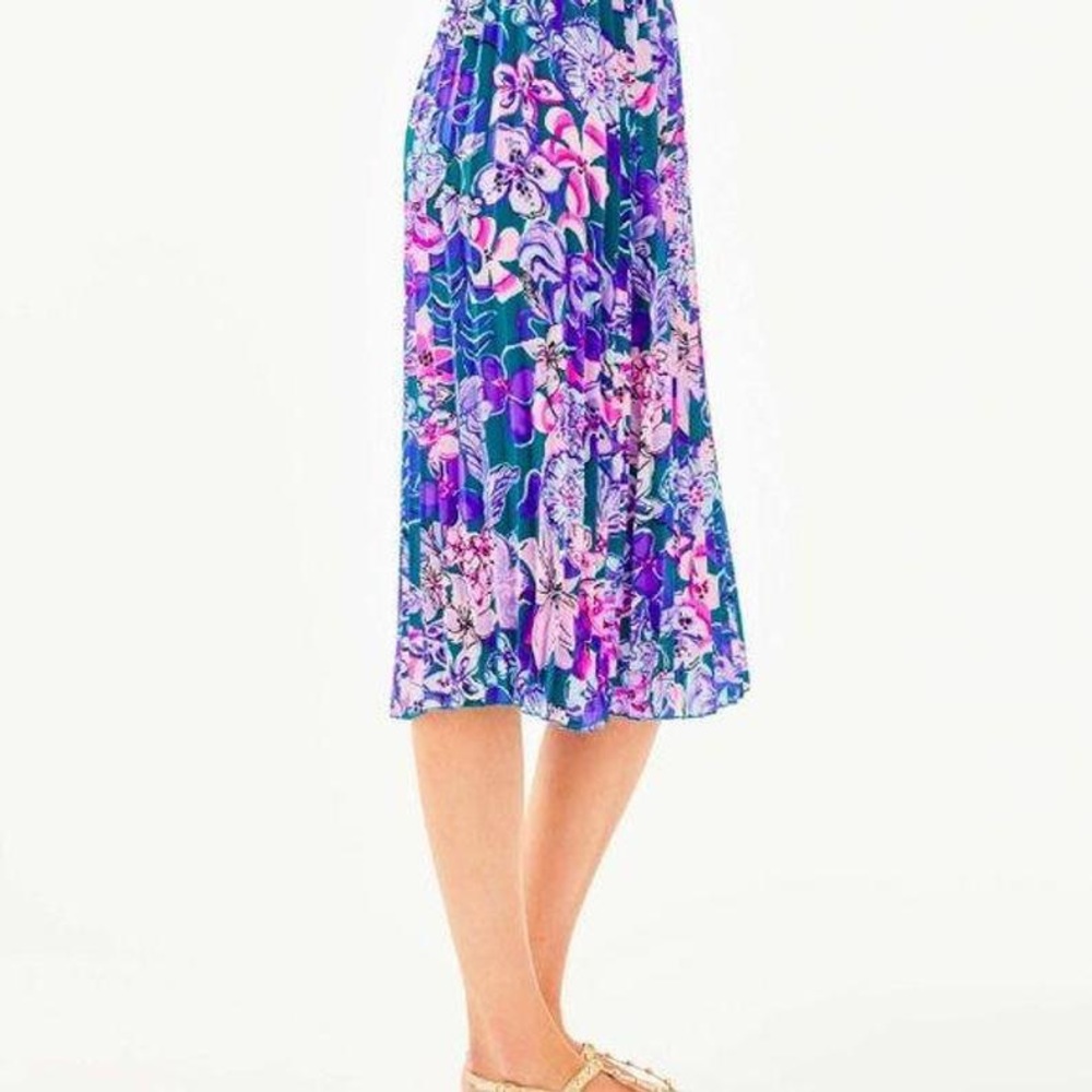 Lilly Giavana Tanzanian Teal Moonlight Garden Skirt